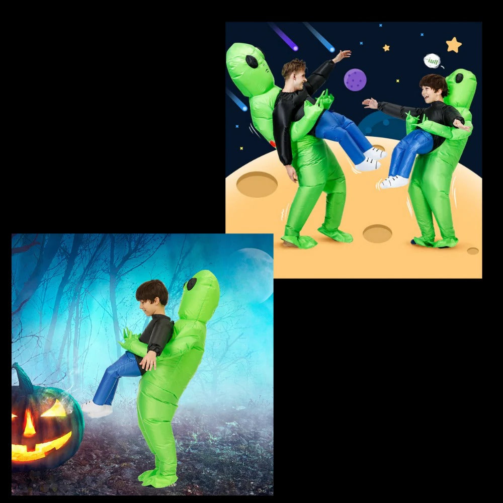 Uppblåsbar Alien Kostym