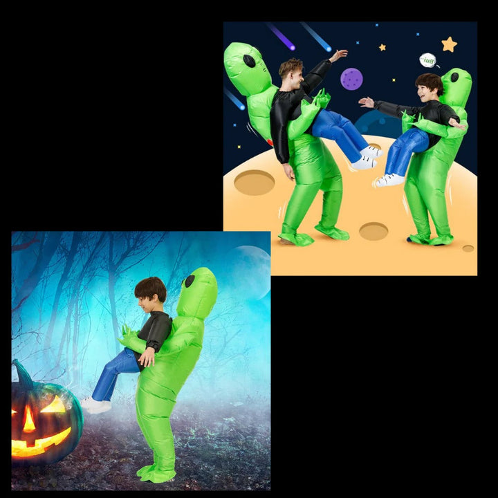 Uppblåsbar Alien Kostym