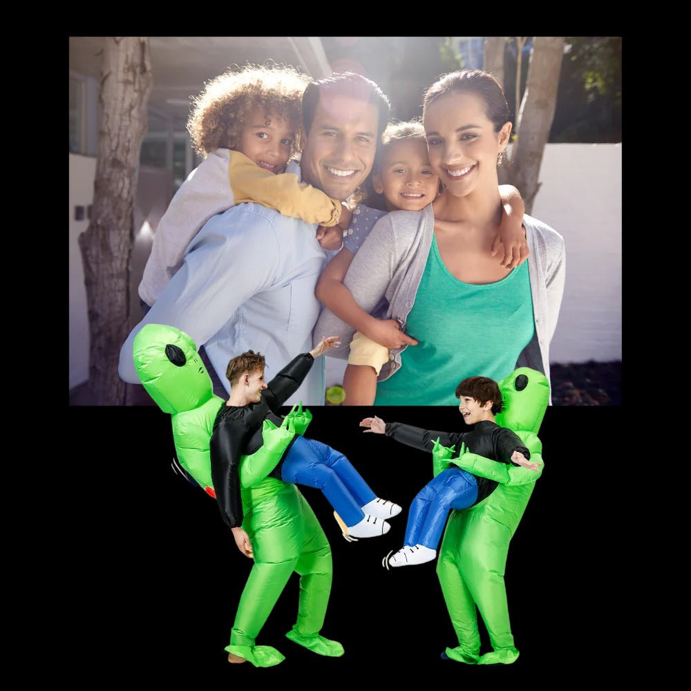 Uppblåsbar Alien Kostym