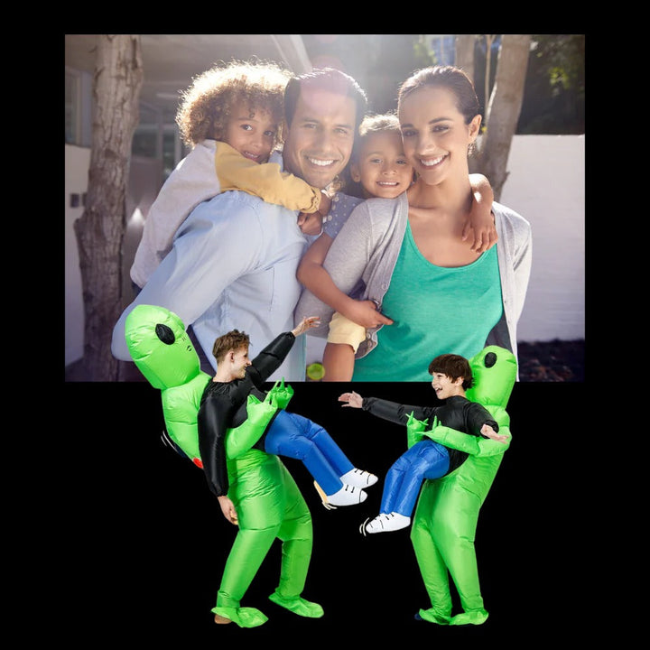 Uppblåsbar Alien Kostym