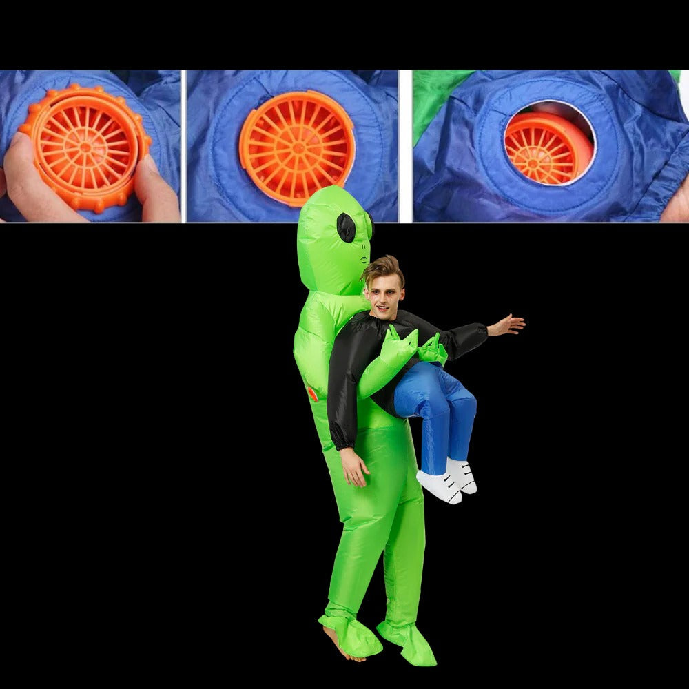 Uppblåsbar Alien Kostym