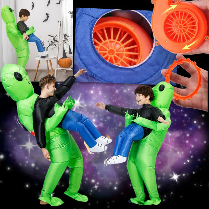 Uppblåsbar Alien Kostym