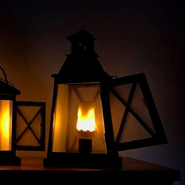 LED Flamme Lampa