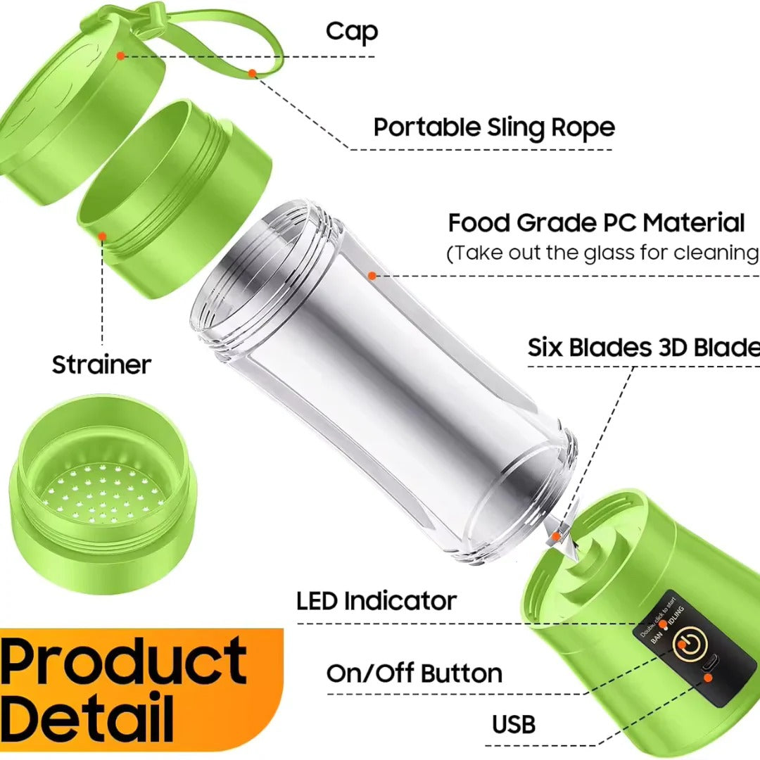 Mini Elektrisk Portabel Juiceblender