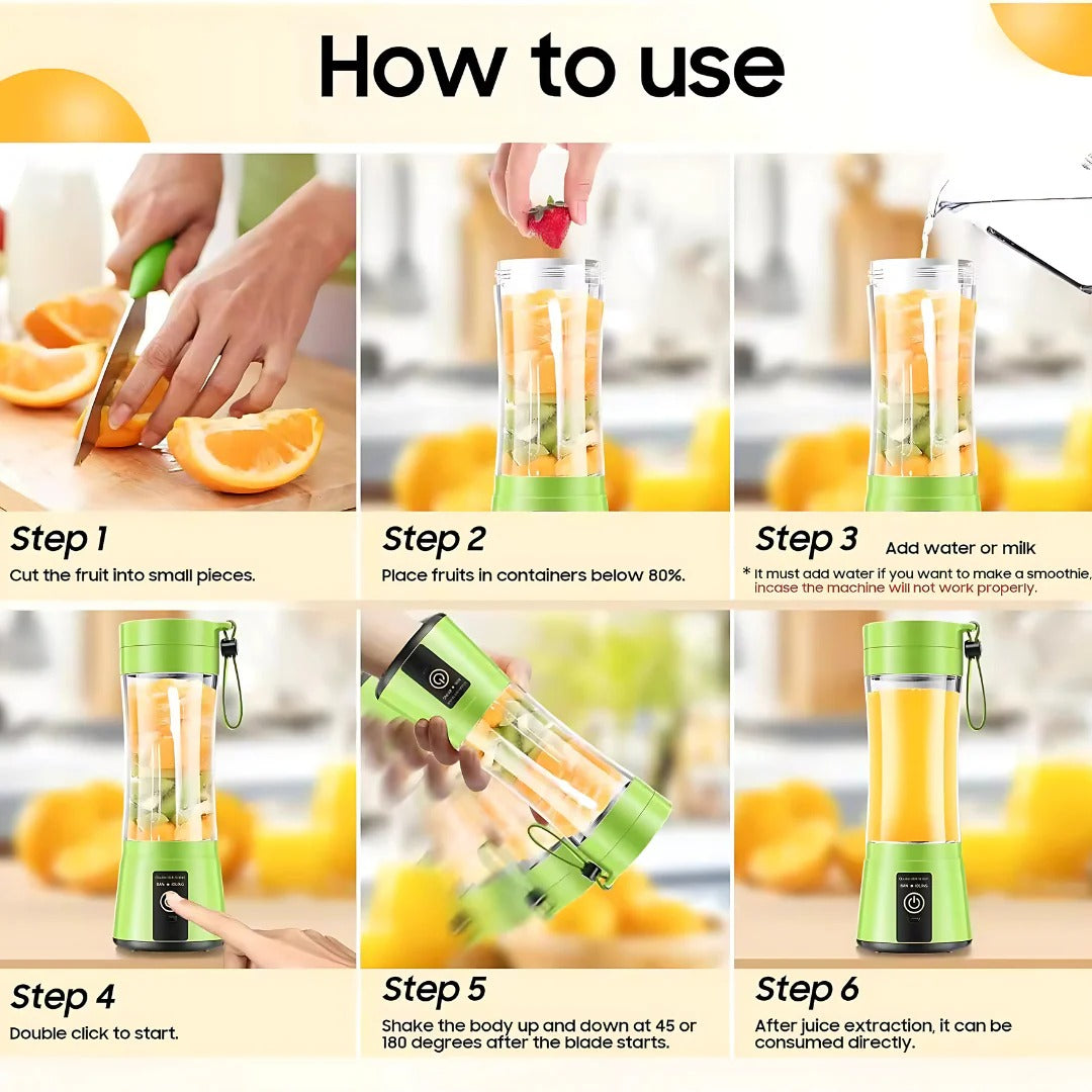 Mini Elektrisk Portabel Juiceblender