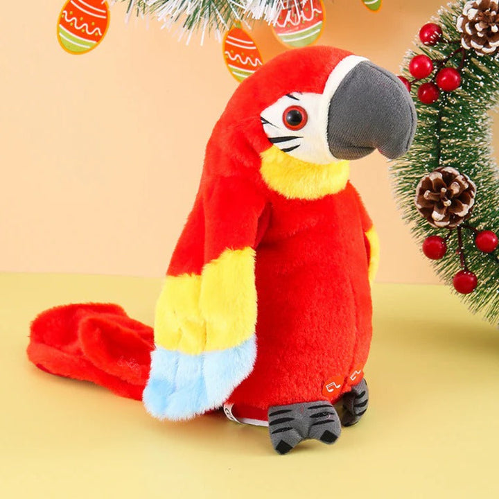 Pratande &amp; Musikspelande Papegoja Plush Leksak