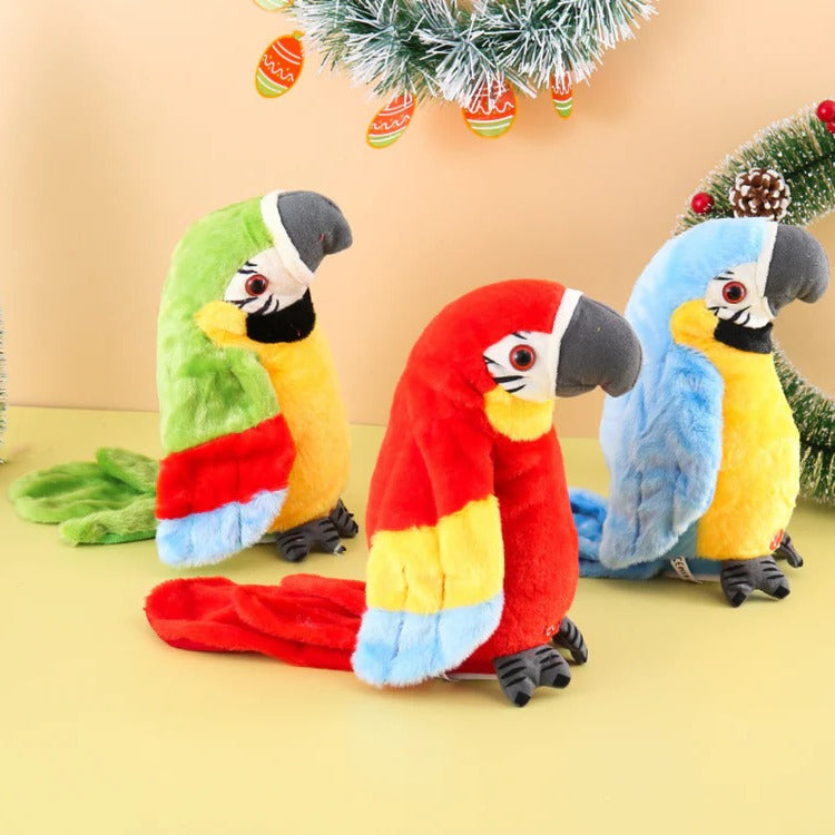 Pratande &amp; Musikspelande Papegoja Plush Leksak