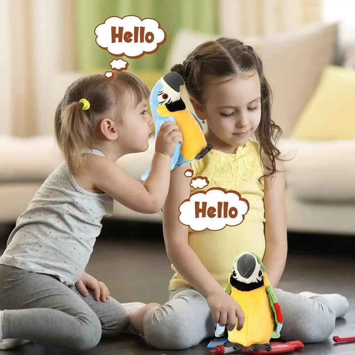 Pratande &amp; Musikspelande Papegoja Plush Leksak