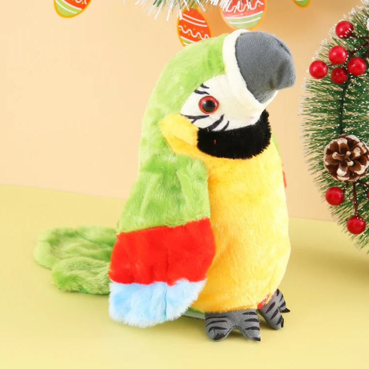 Pratande &amp; Musikspelande Papegoja Plush Leksak