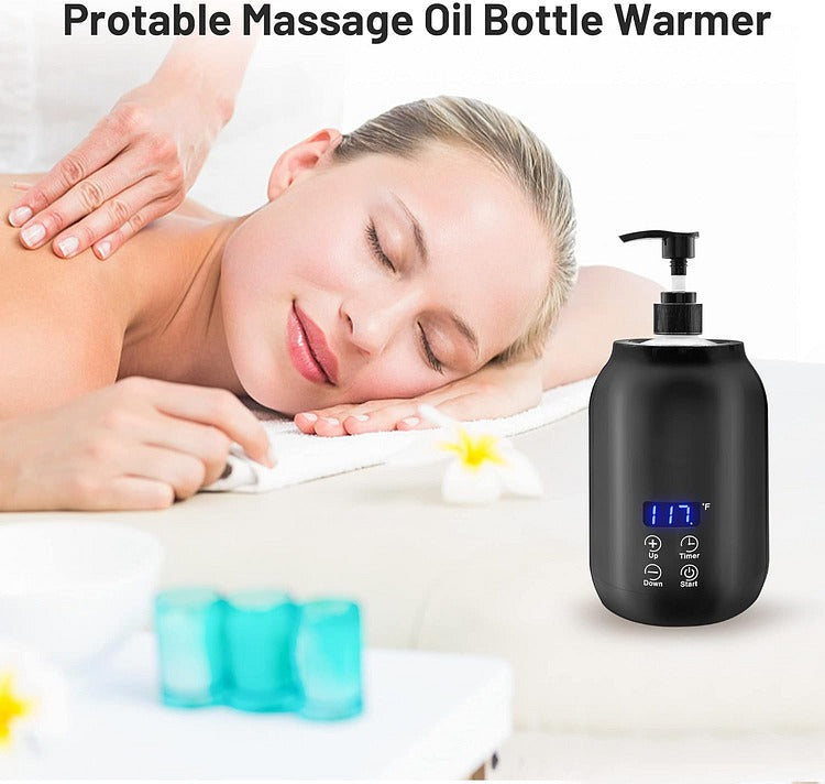 Massageolja Värmare