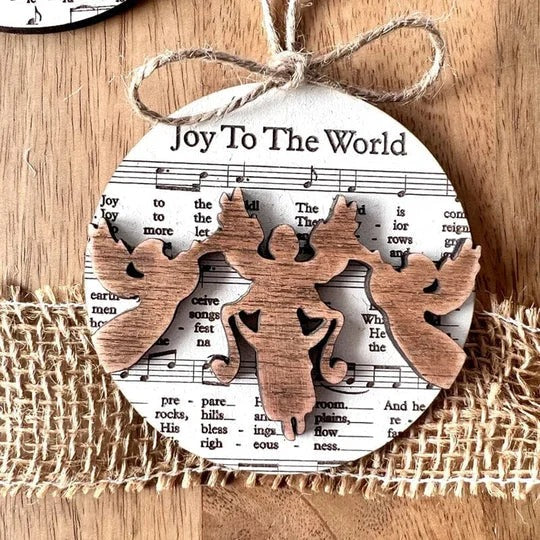 Julkrubba-temat Musikblad Ornament Kollektion