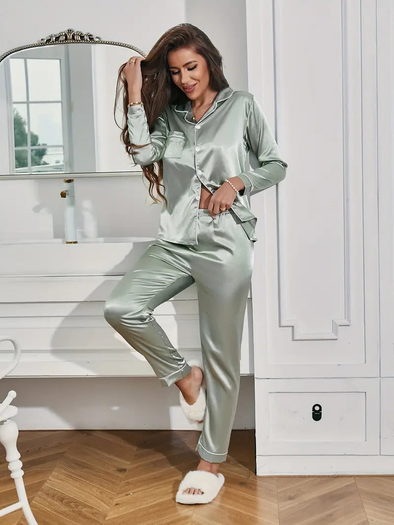 Högkvalitativ Pyjamaset För Damer