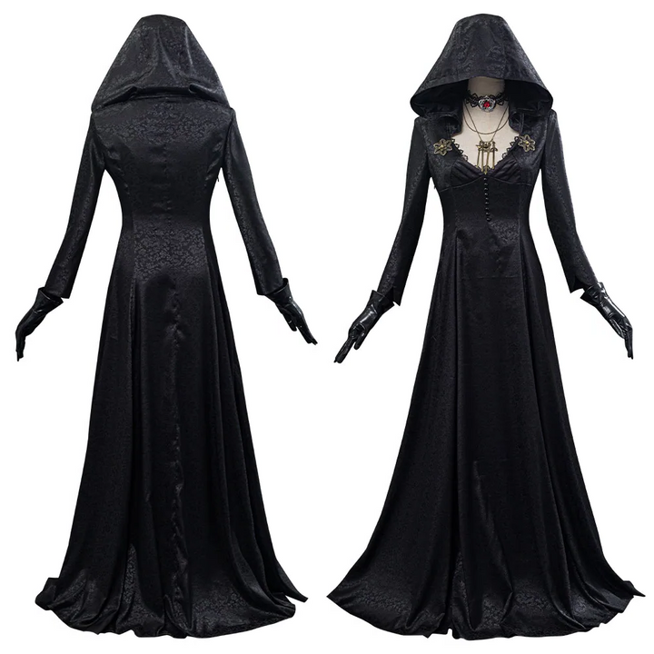 Officiell Evil Village Cosplay Kostym Vampyrdam