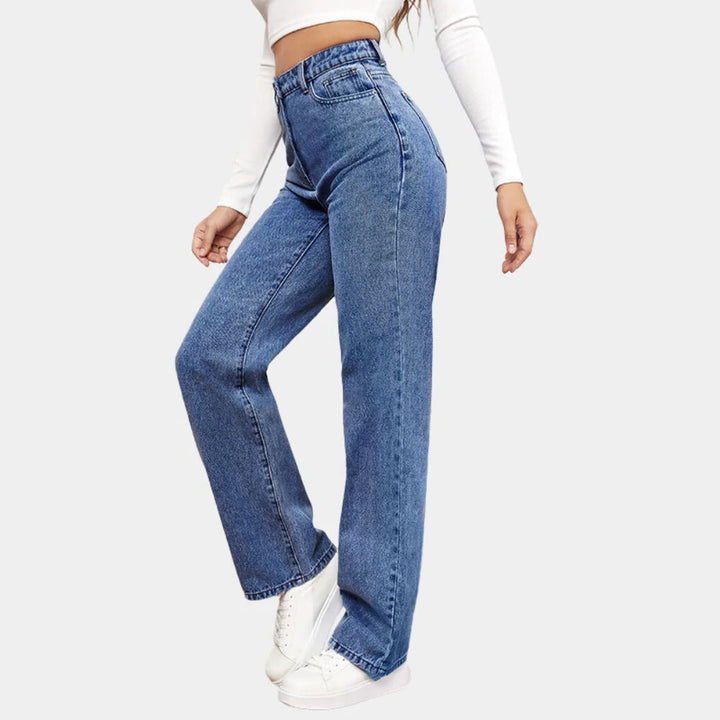 Casual Baggy Jeans För Kvinnor
