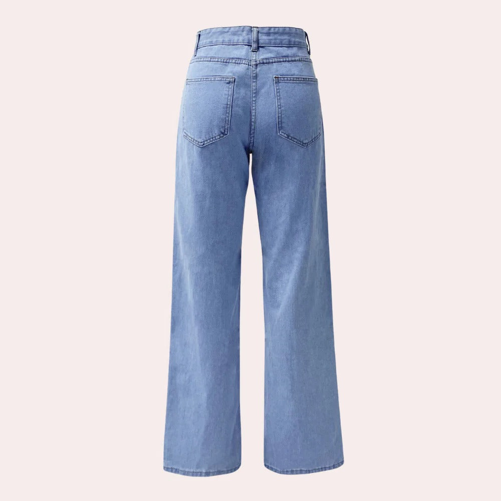 Casual Baggy Jeans För Kvinnor