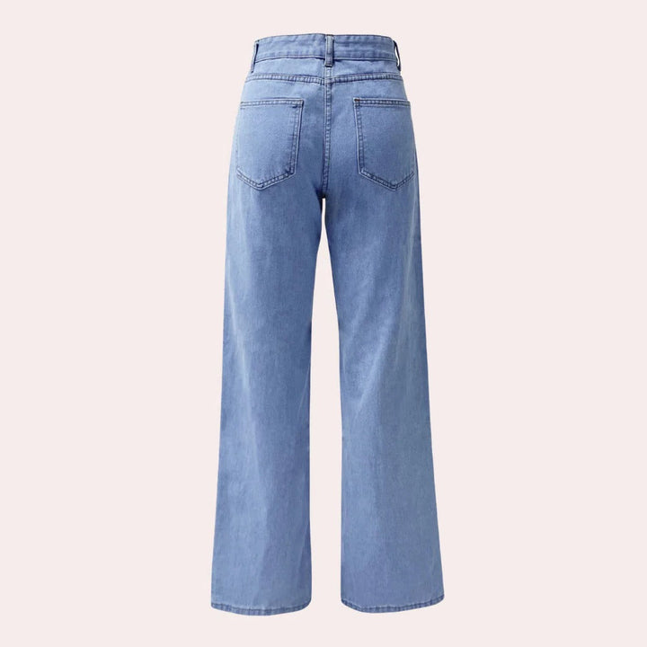 Casual Baggy Jeans För Kvinnor