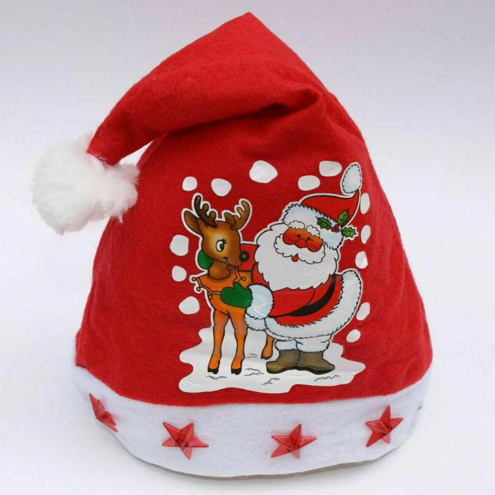 God Jul LED Ljusmössa Jultomte