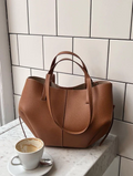 Vintage kvinnors tote bag | Rymlig axelväska