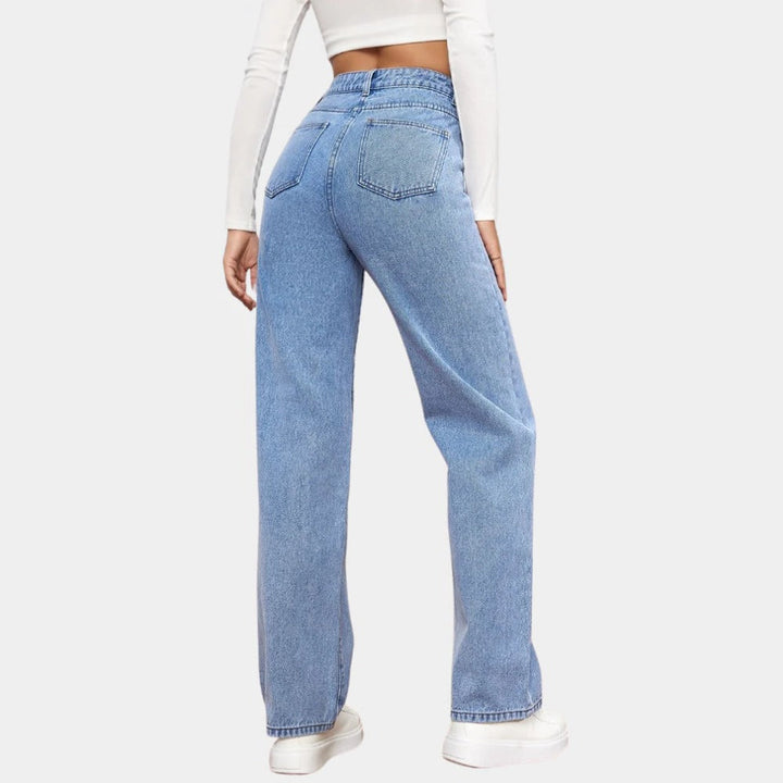 Casual Baggy Jeans För Kvinnor