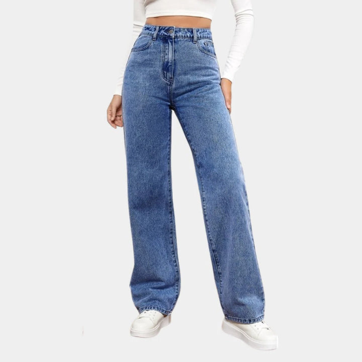 Casual Baggy Jeans För Kvinnor