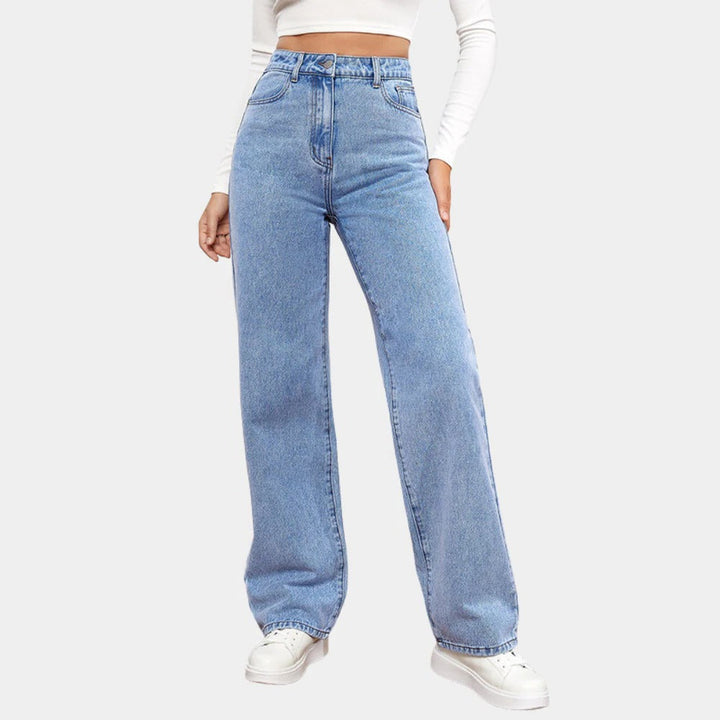 Casual Baggy Jeans För Kvinnor