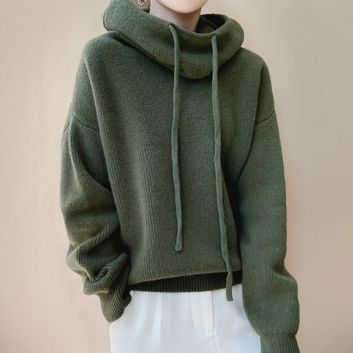 Turtleneck Tröja i Merinoull för Kvinnor
