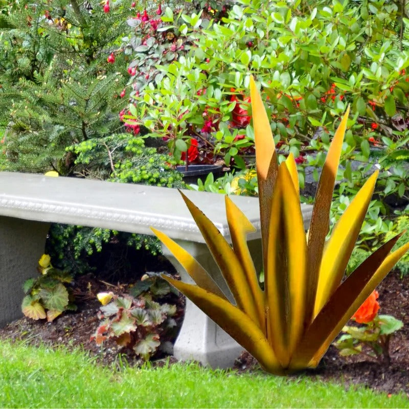 Agave Americana Metall Dekorativ Växt