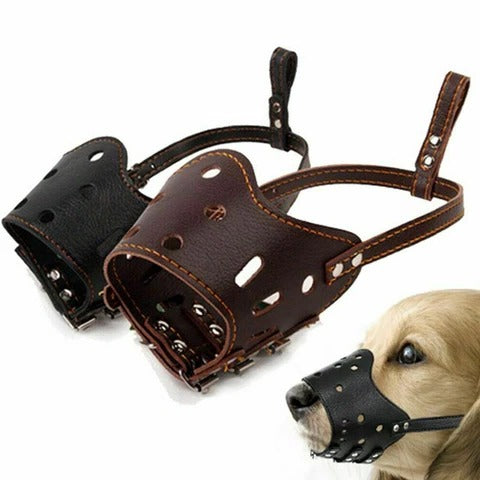 Andningsbar Hundbett Muzzle Munskydd