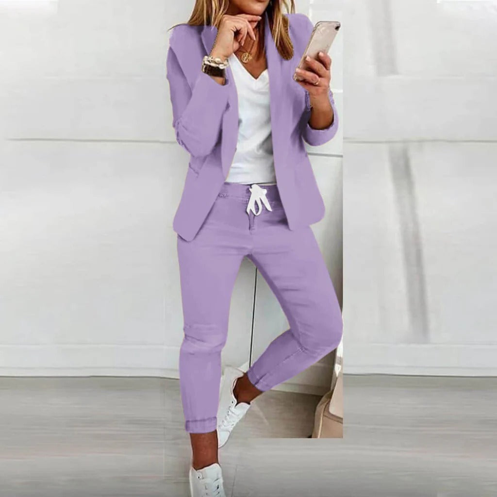 Elegant och Bekväm Blazer Set