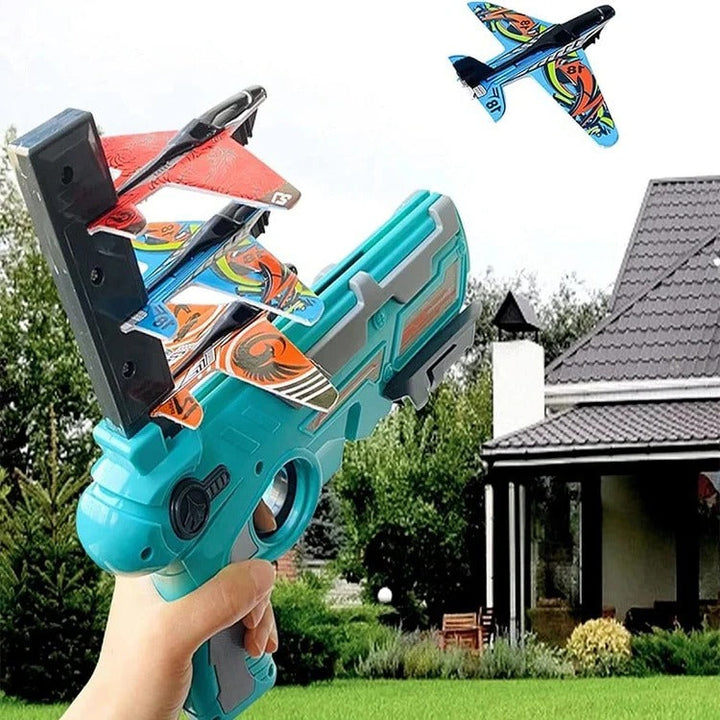 SkyGlider Flygplanslauncher Leksak