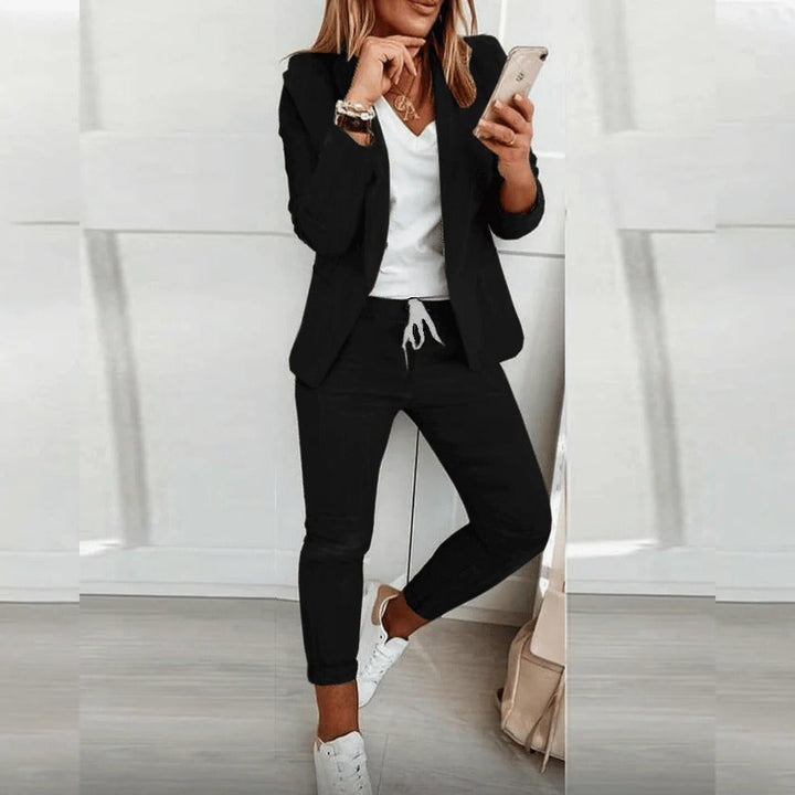 Elegant och Bekväm Blazer Set