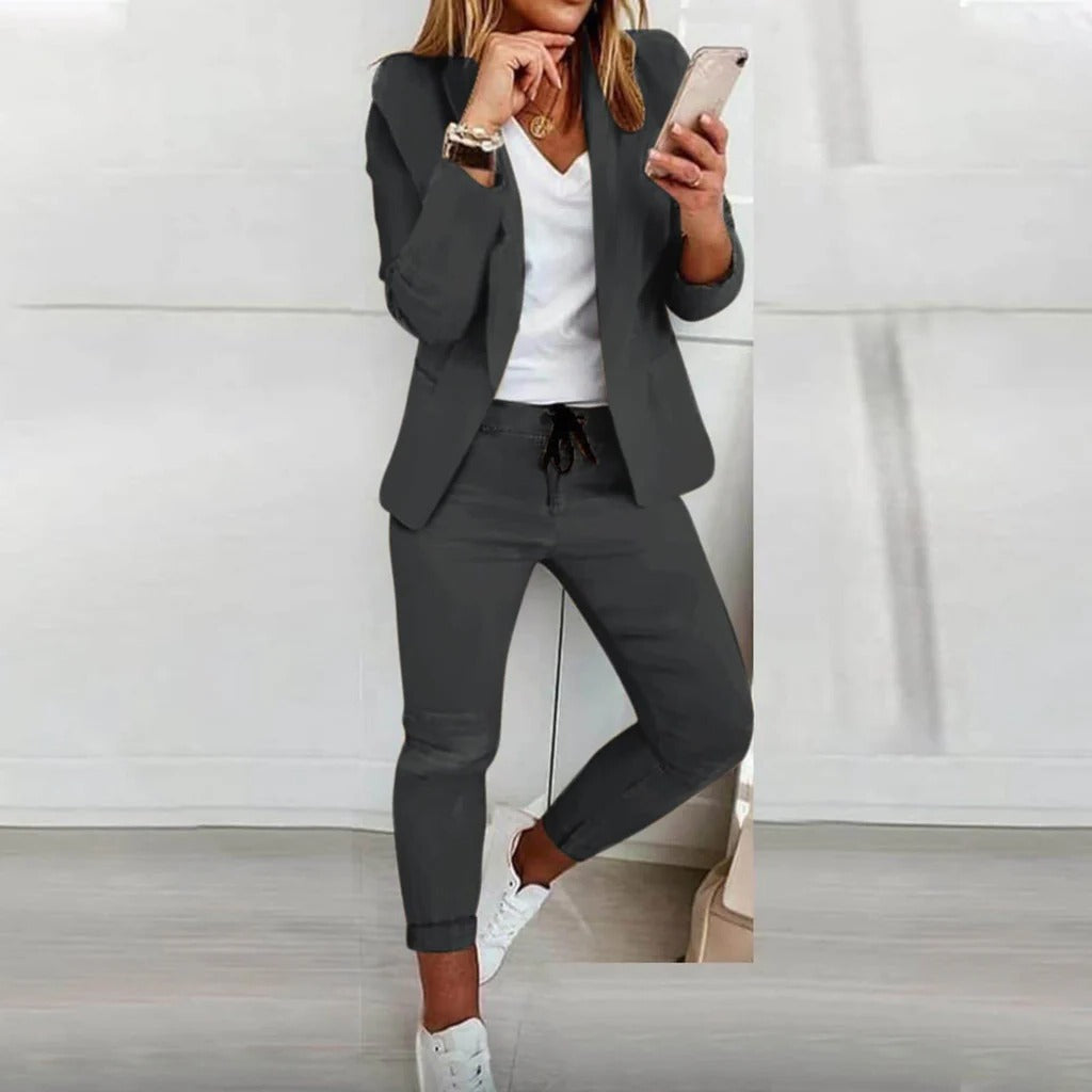 Elegant och Bekväm Blazer Set