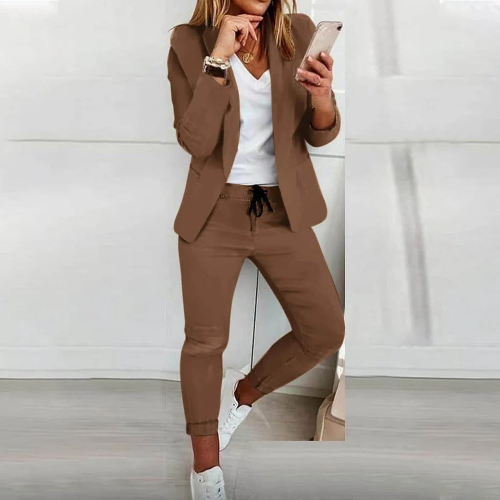 Elegant och Bekväm Blazer Set