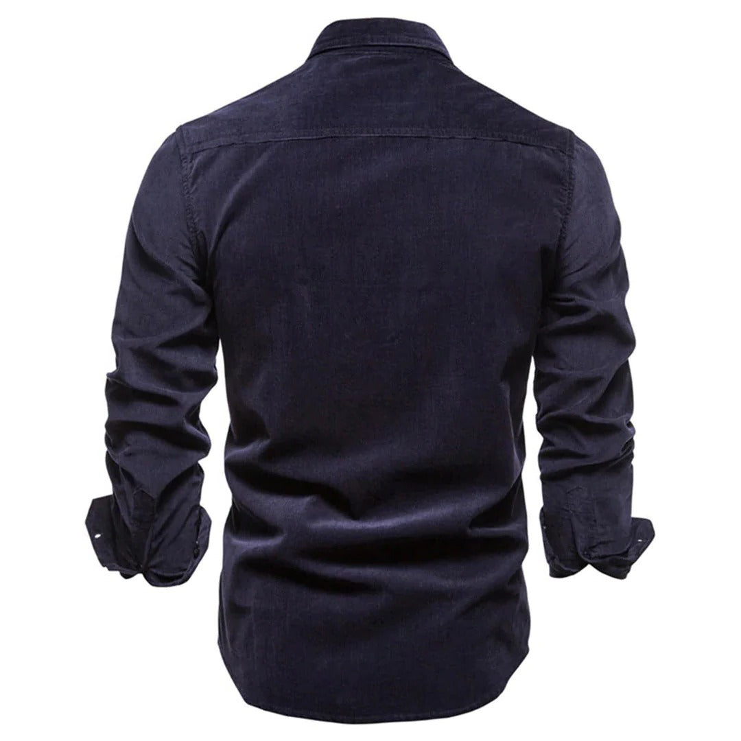 Herrens Corduroy Skjorta