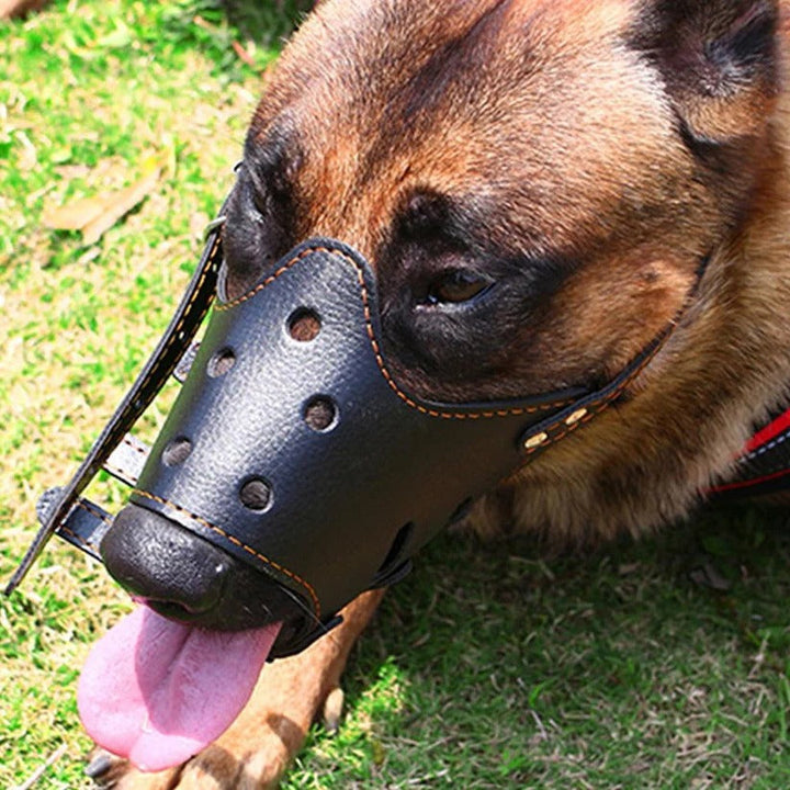 Andningsbar Hundbett Muzzle Munskydd