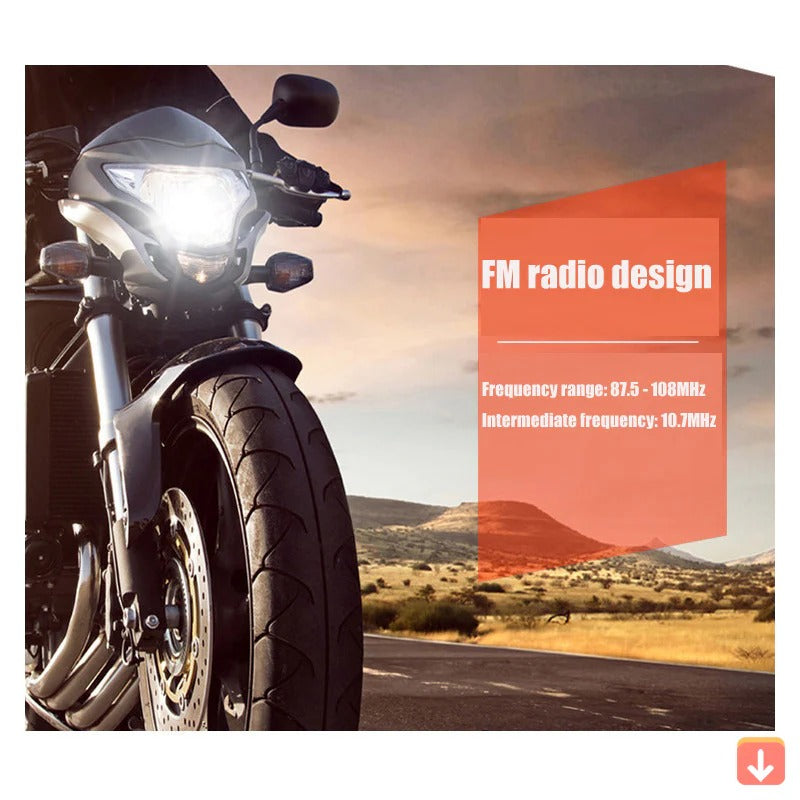 Motorcykel Bluetooth-högtalare med FM-radio