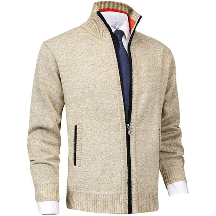 Stilren Zip-up Väst För Män