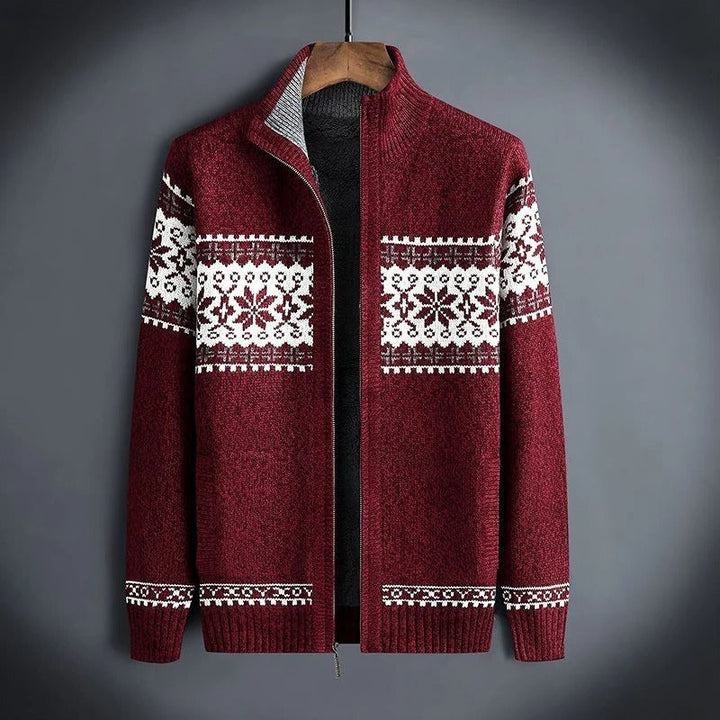 Varm Fleece Vinterjackor för Män