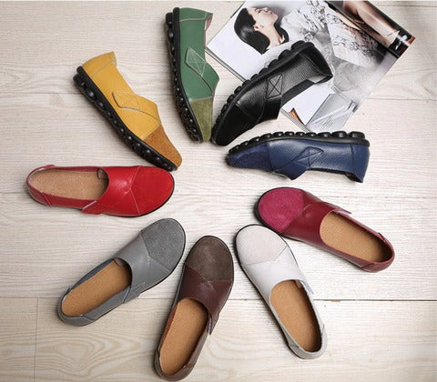 Premium Skor Äkta Bekväma Läder Loafers