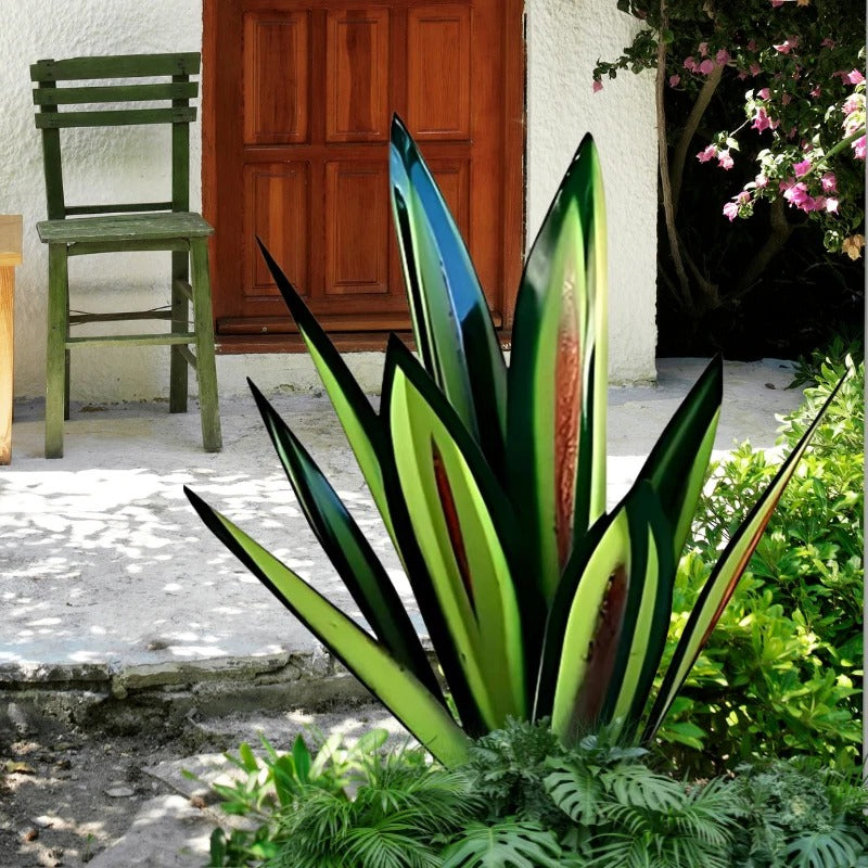 Agave Americana Metall Dekorativ Växt