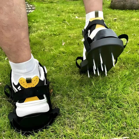 Aerator Skor för Enkel Gräskötsel