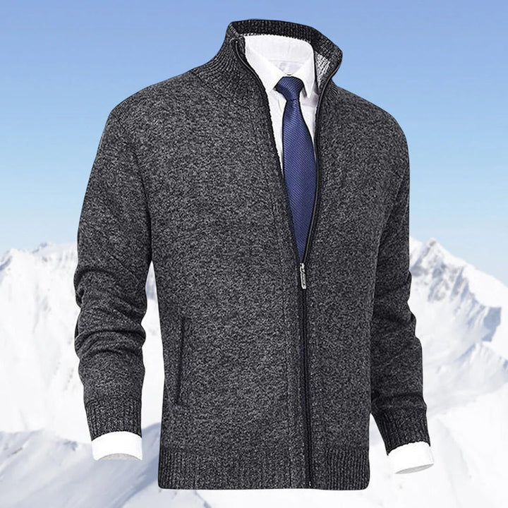 Stilren Zip-up Väst För Män