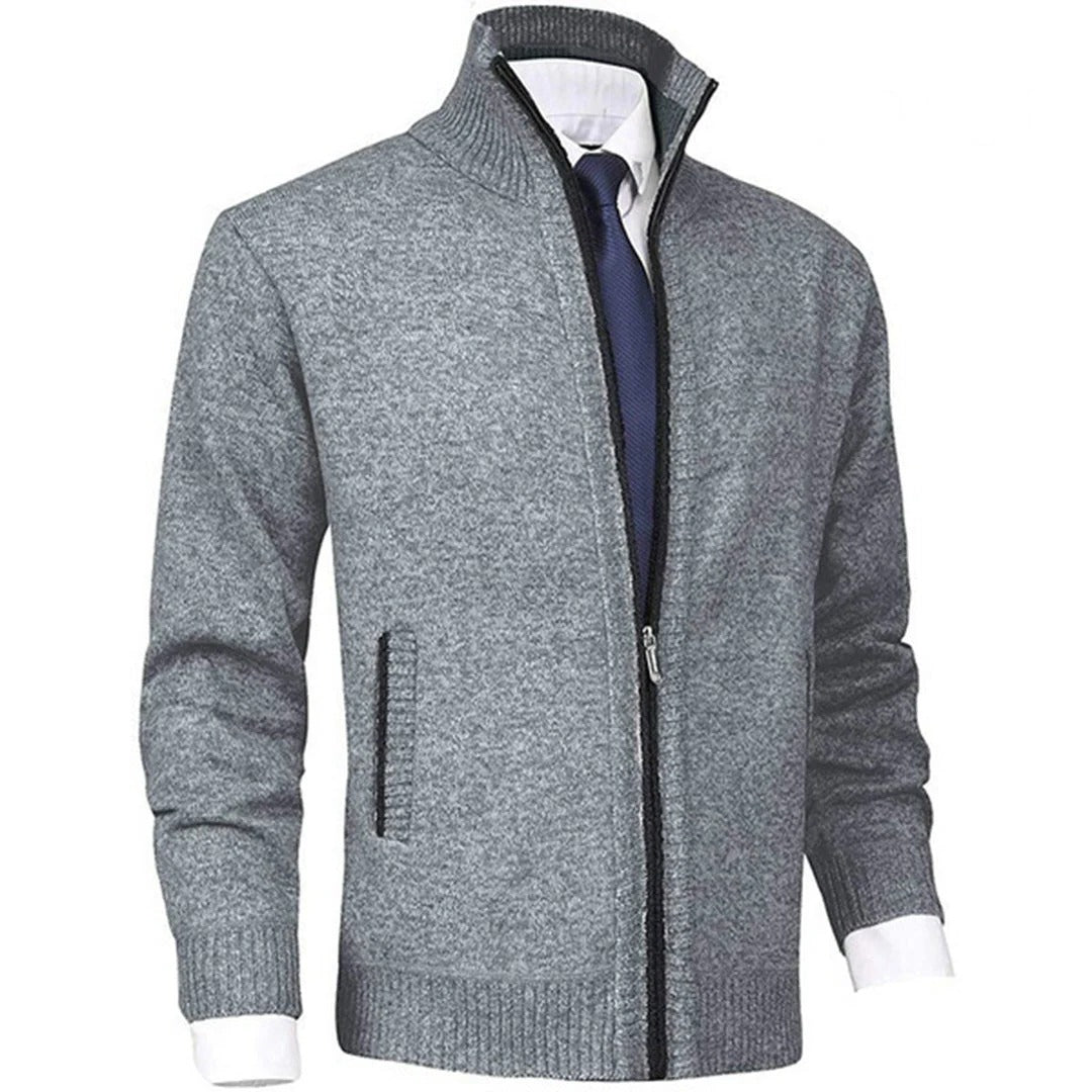 Stilren Zip-up Väst För Män