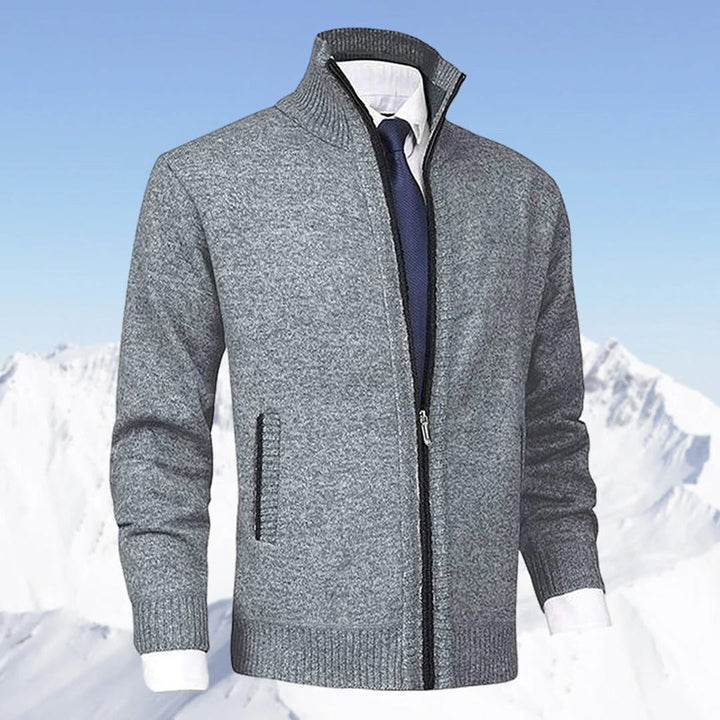 Stilren Zip-up Väst För Män