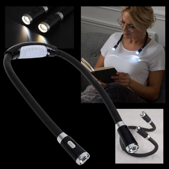 LED Nacklampa för Läsning