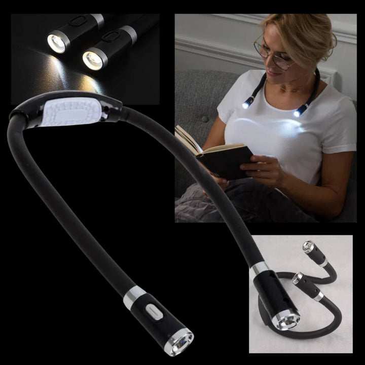 LED Nacklampa för Läsning