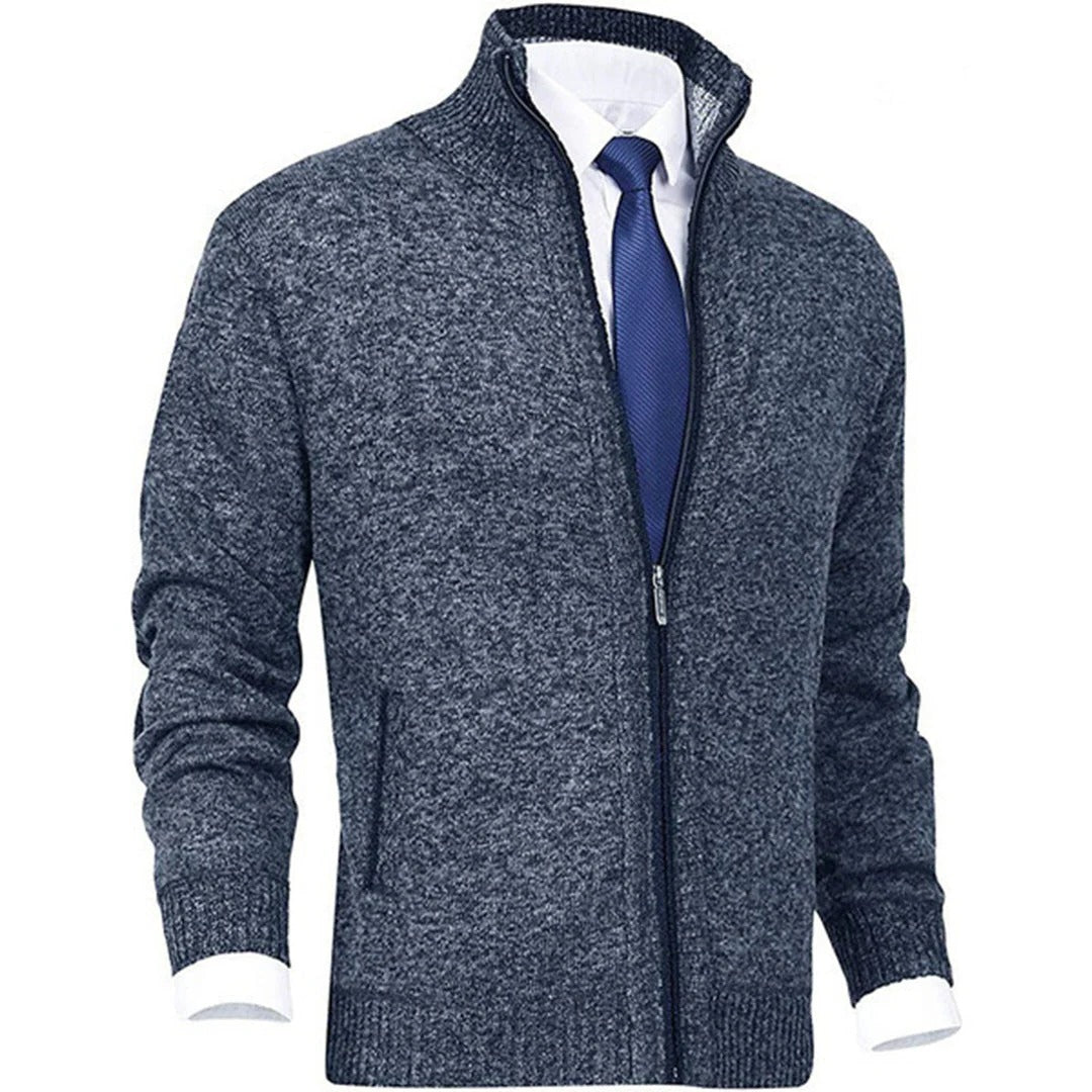 Stilren Zip-up Väst För Män