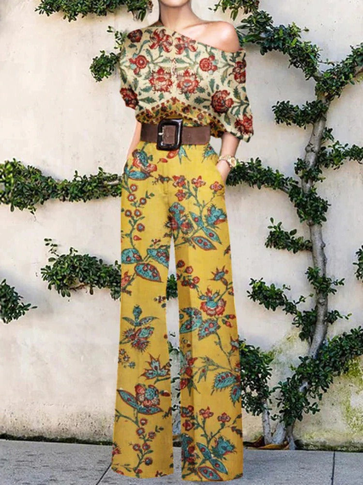 Elegant och modern damoverall, idealisk för våren