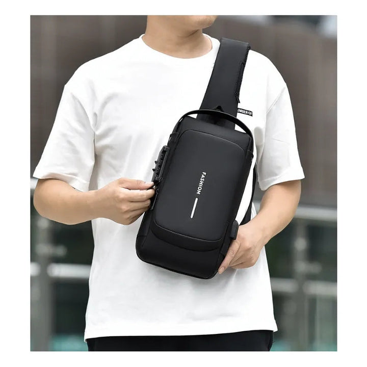 Anti-Tjuv Crossbody Ryggsäck