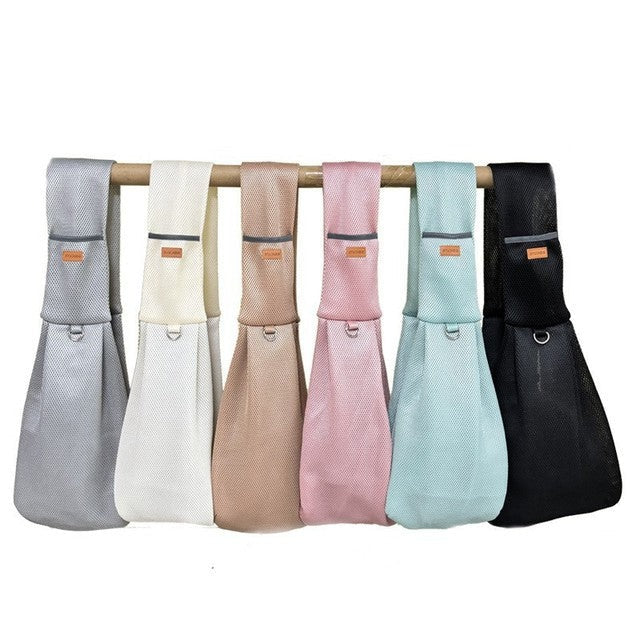 Lättviktig &amp; Andningsbar Crossbody Hundslingaxelväska